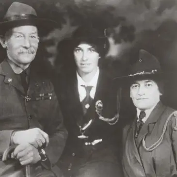 Juliette Gordon Low with Baden Powell