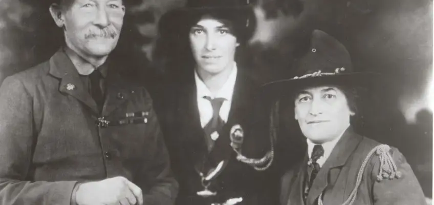Juliette Gordon Low with Baden Powell